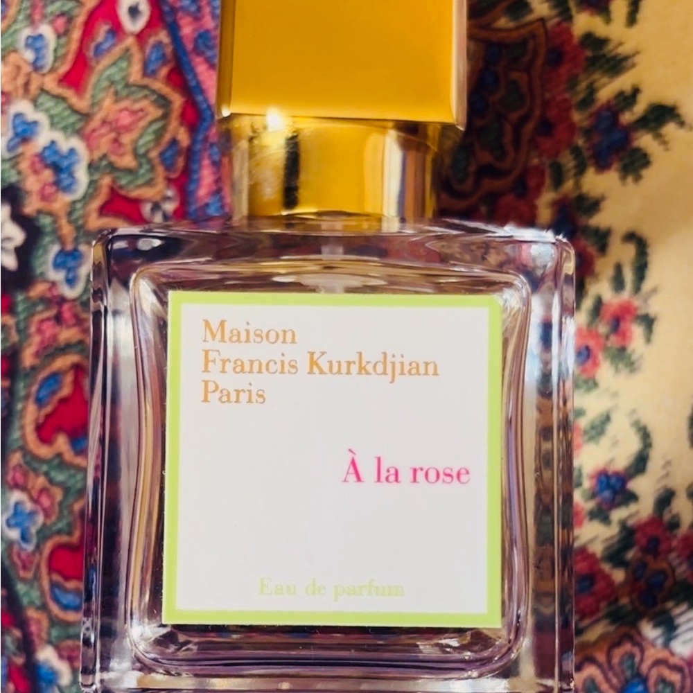 🥀Maison Francis Kurkdjian À la rose Perfume with Gold Cap🥀